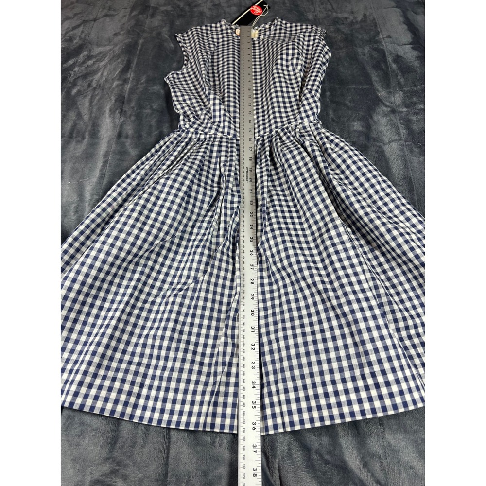 Fritzi of California Gingham‎ Dress Vintage Sleeveless Fit & Flare Size 18 - Picture 8 of 11